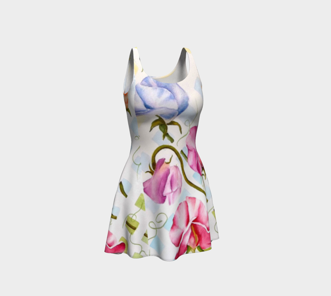 Colorful Sweet Pea Flare Dress preview #1