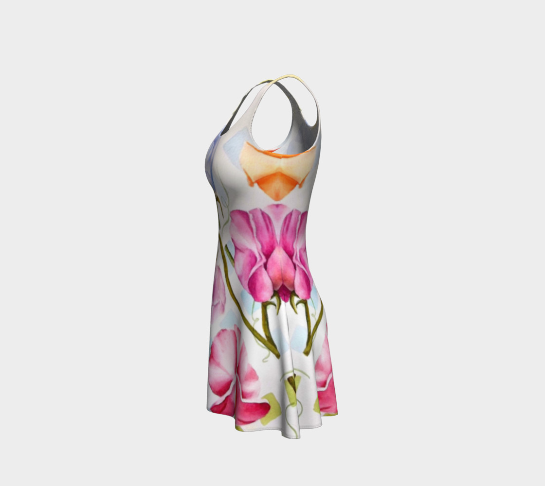 Colorful Sweet Pea Flare Dress preview #2