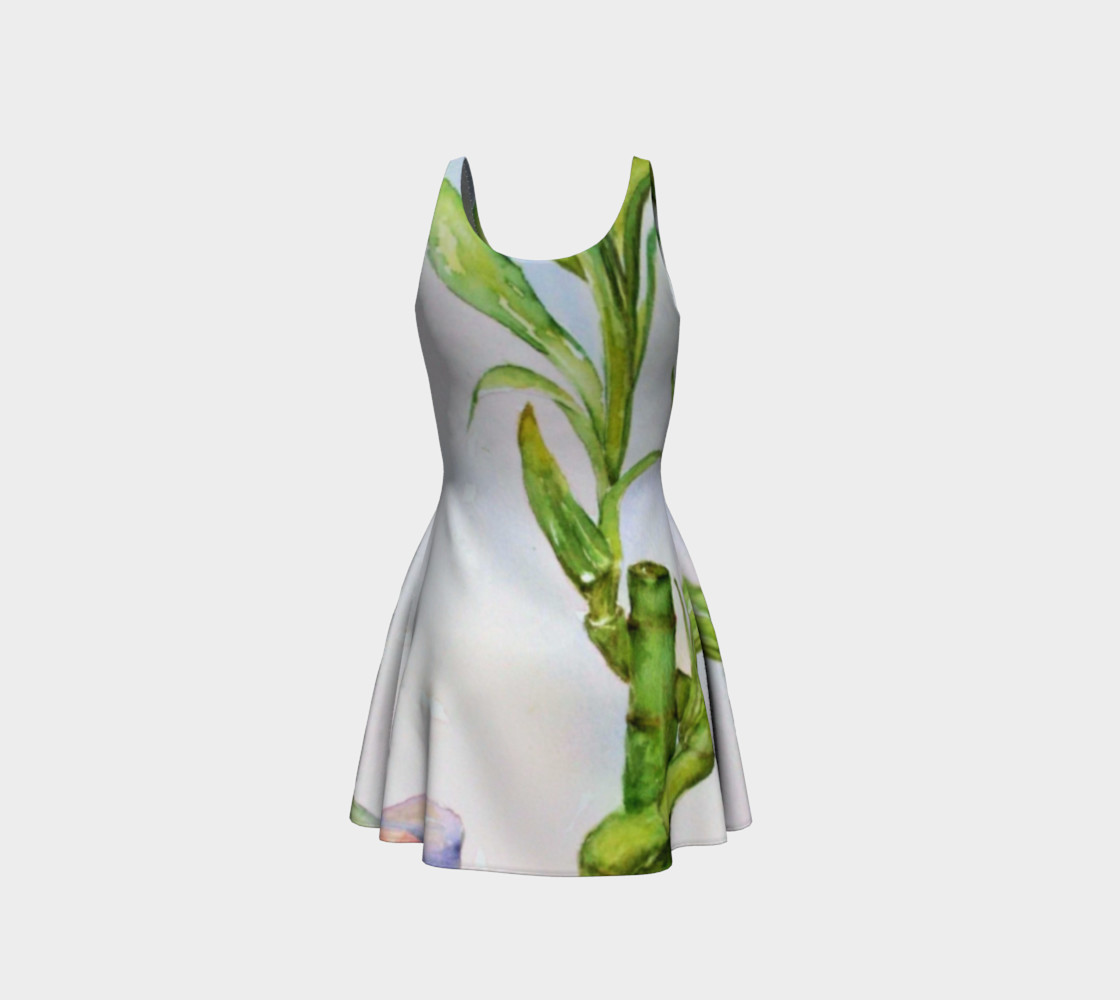 Lucky Bamboo Flare Dress preview #3