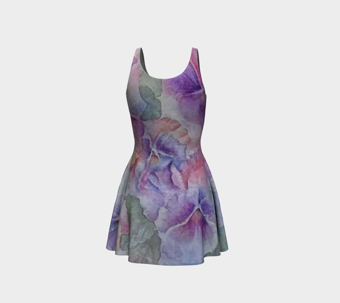 Pansy Party Flare Dress preview #3