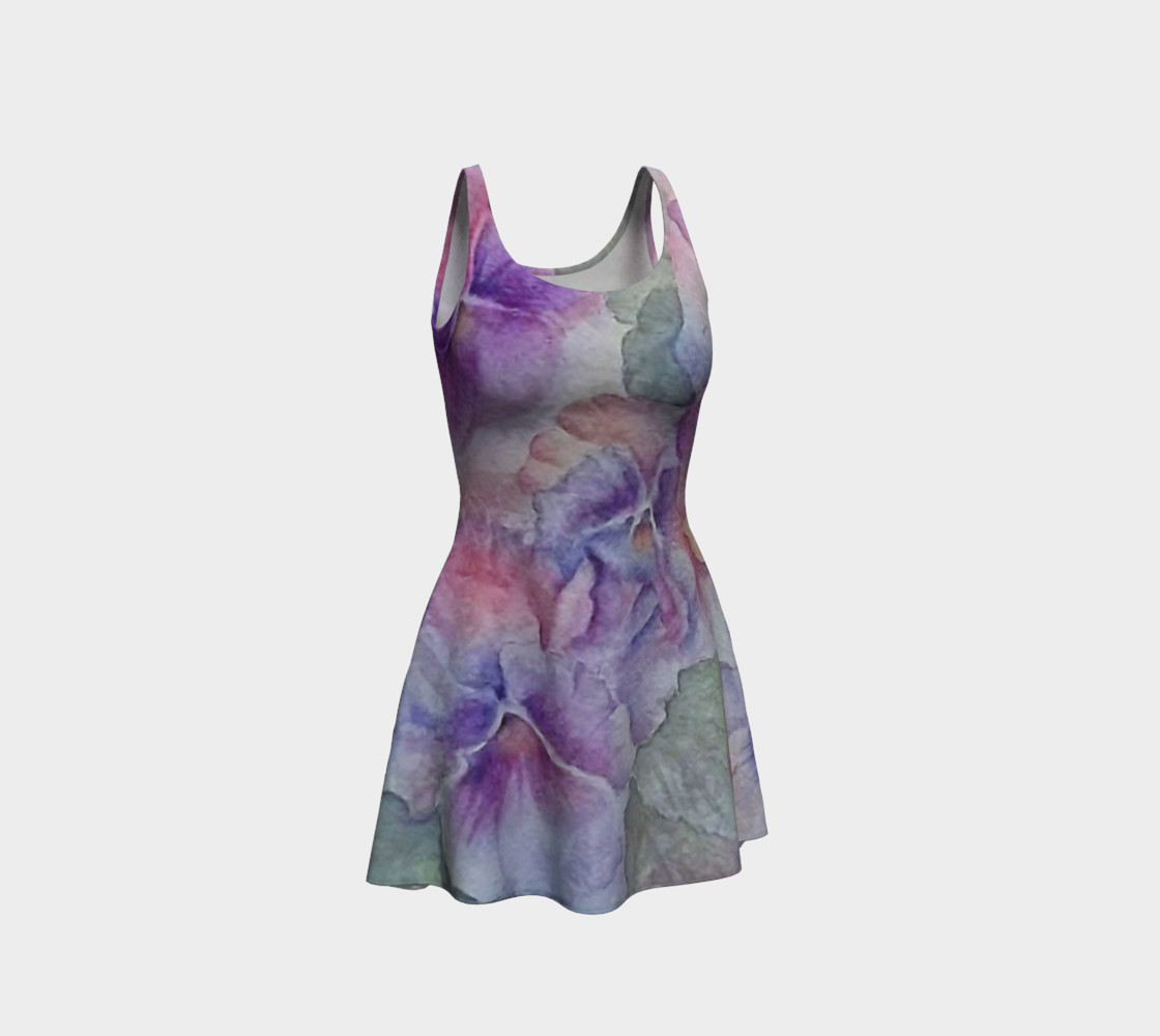 Pansy Party Flare Dress preview #1