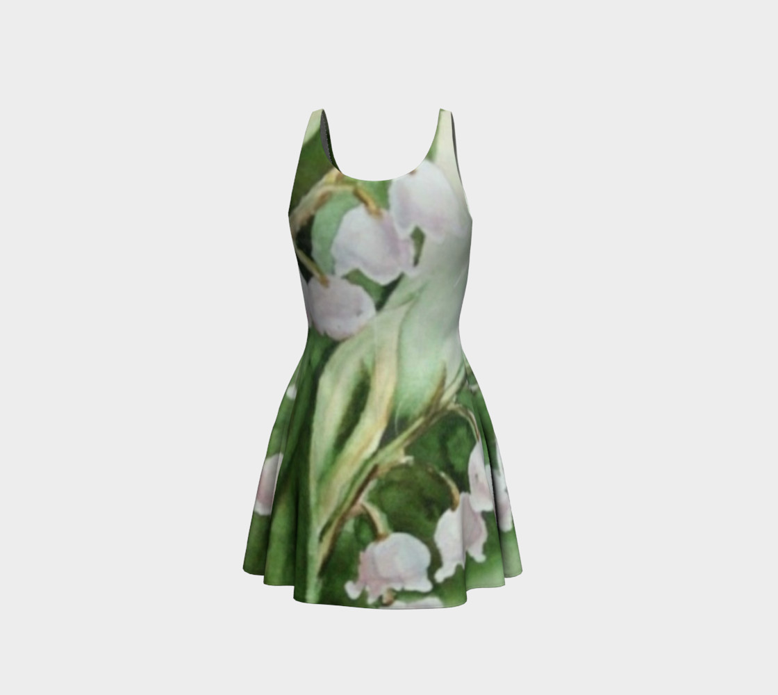 Valley Fronds Flare Dress preview #3