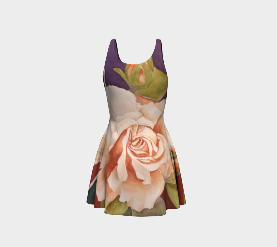 Antique Rose Flare Dress preview #3
