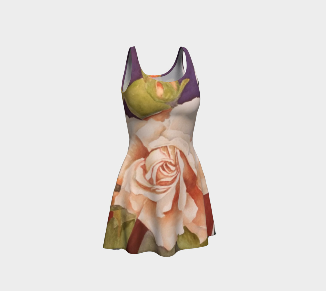 Antique Rose Flare Dress preview #1