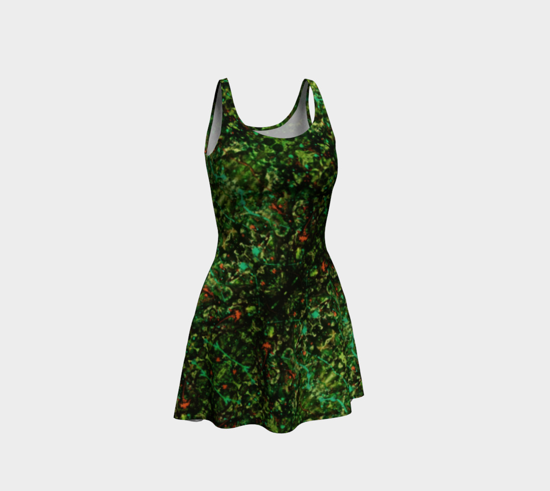 Jungle Velvet Flare Dress preview #1