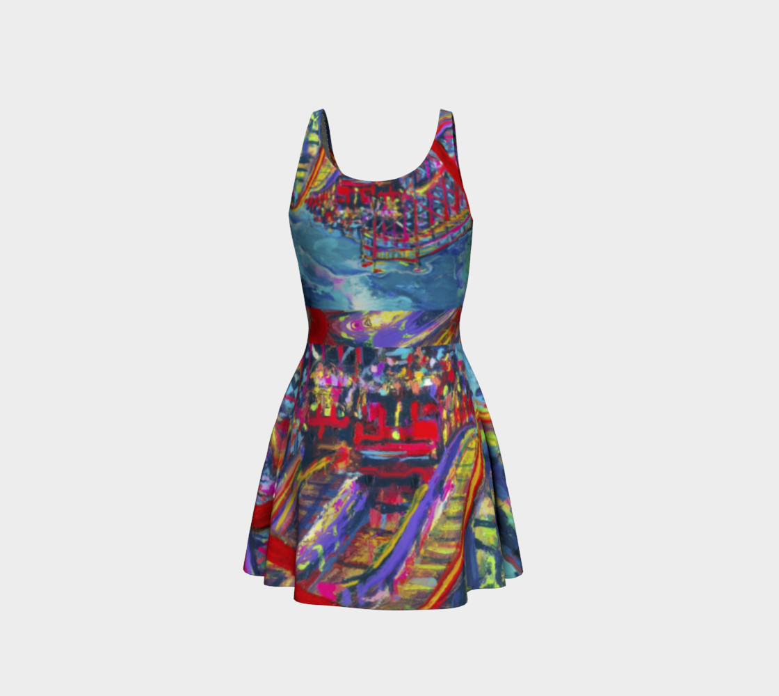 Roller Coaster 360 Flare Dress preview #3