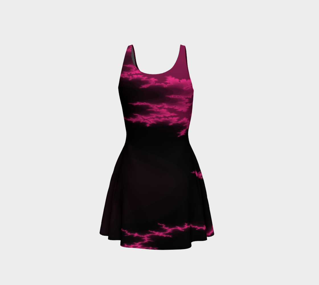 Puce Scar Flare Dress preview #3