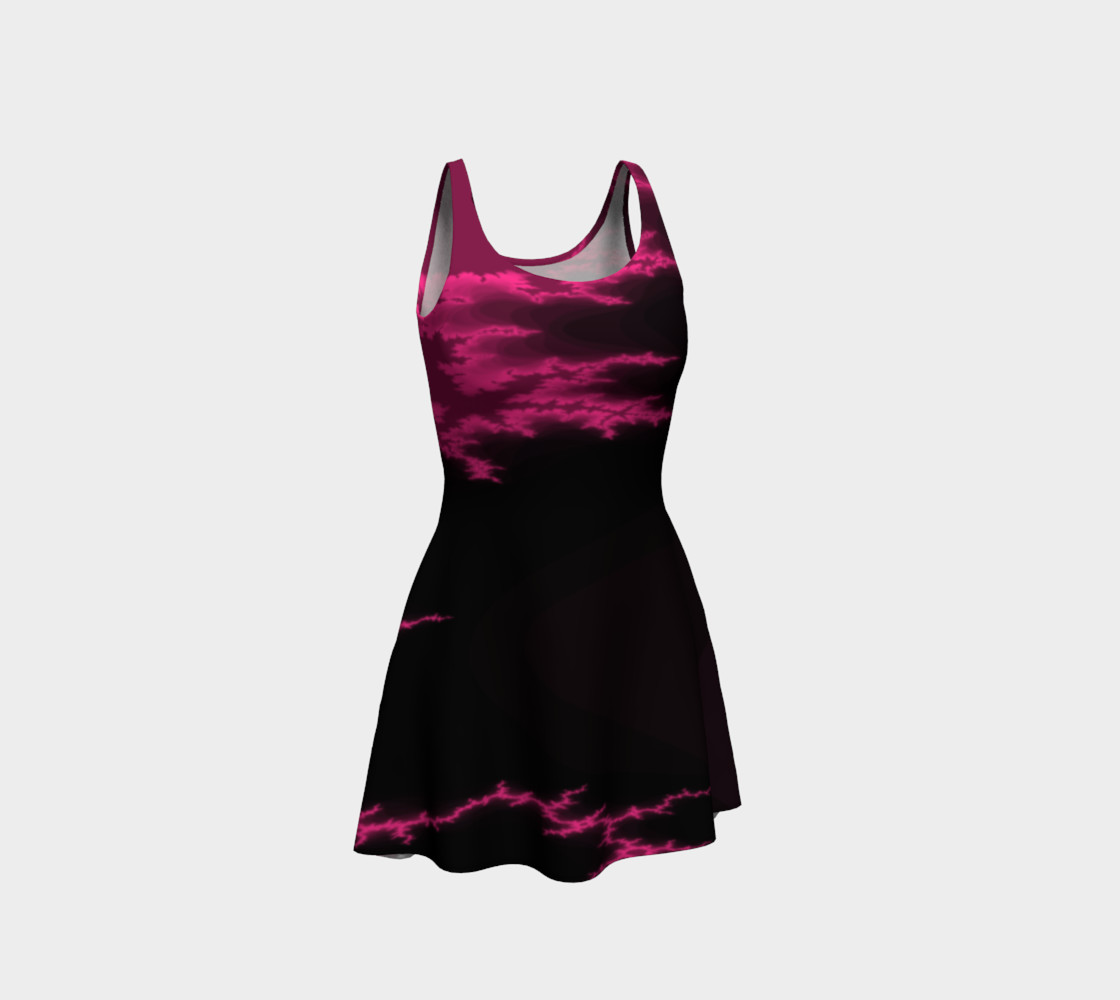 Puce Scar Flare Dress preview #1
