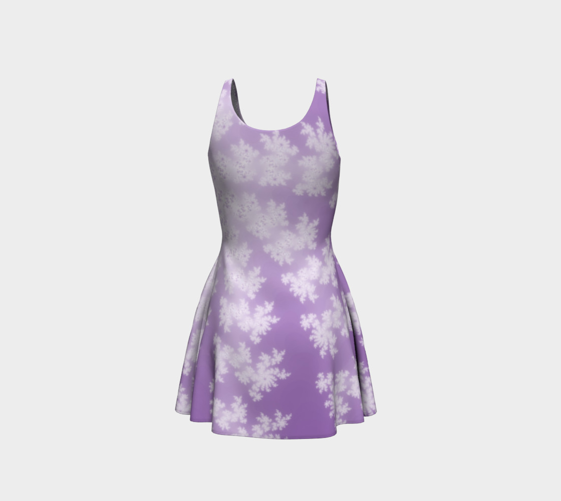 Purple Star Flare Dress preview #3