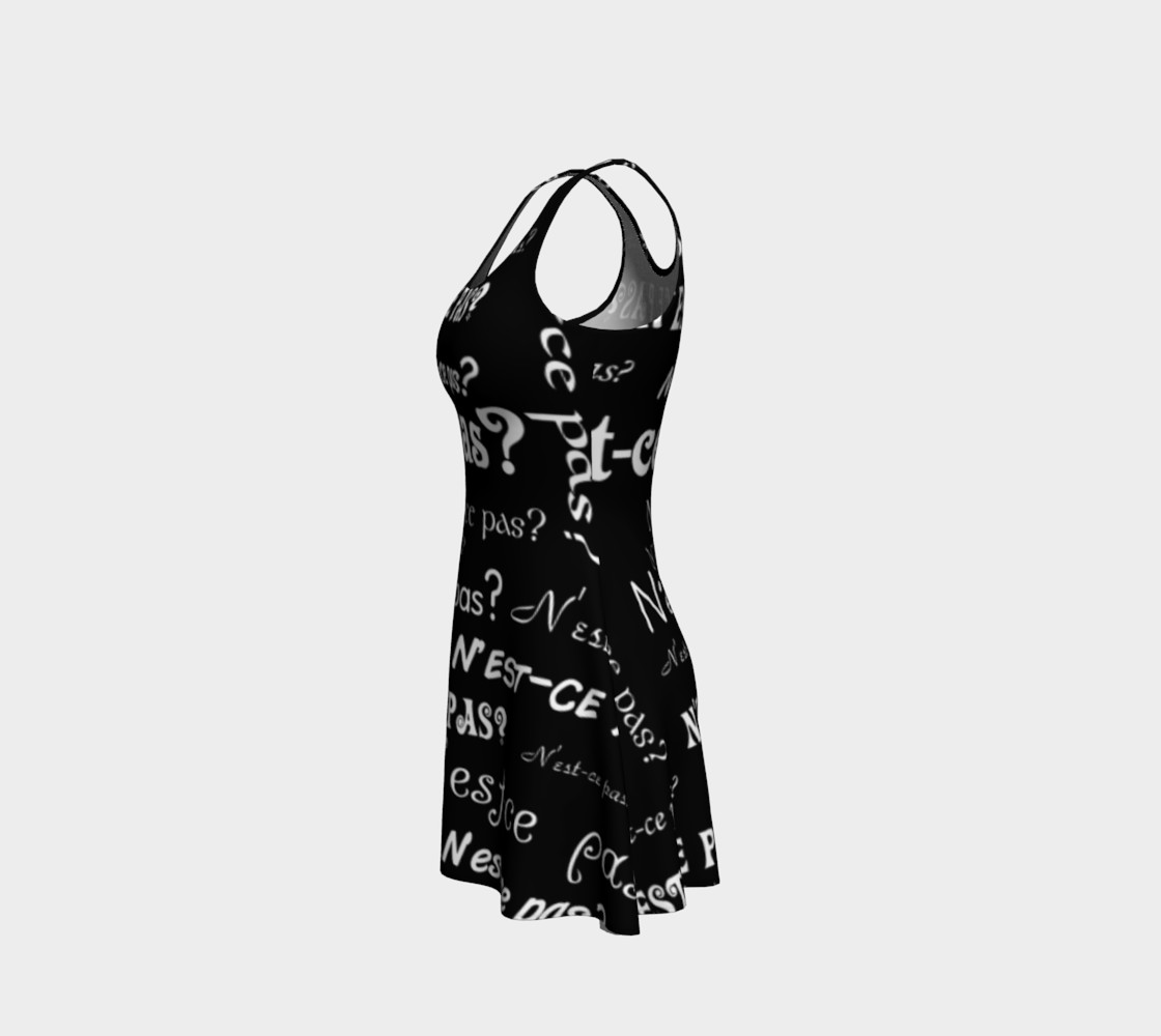 White N'est-ce Pas Flare Dress preview #2
