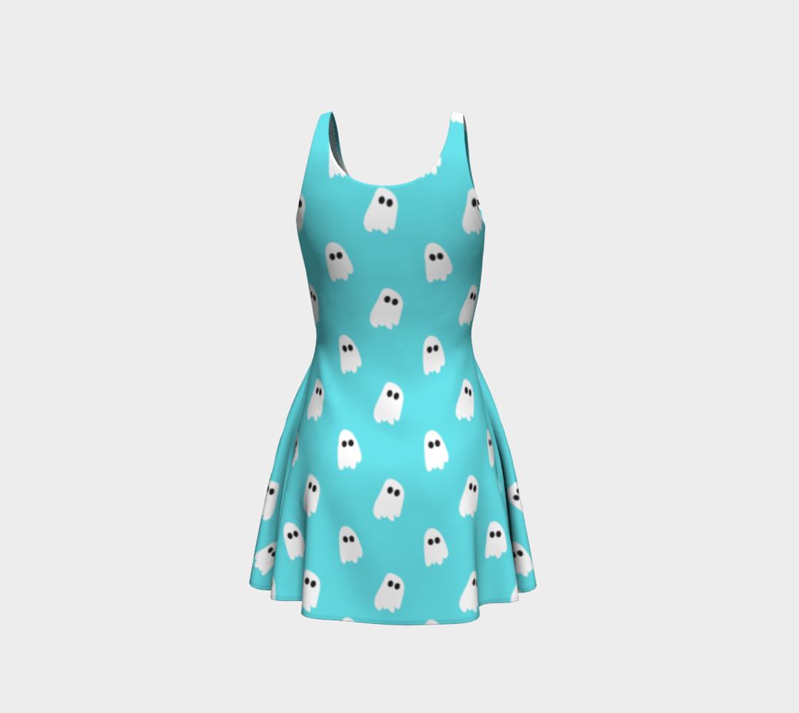Marshmallow Ghosties Flare Dress preview #3