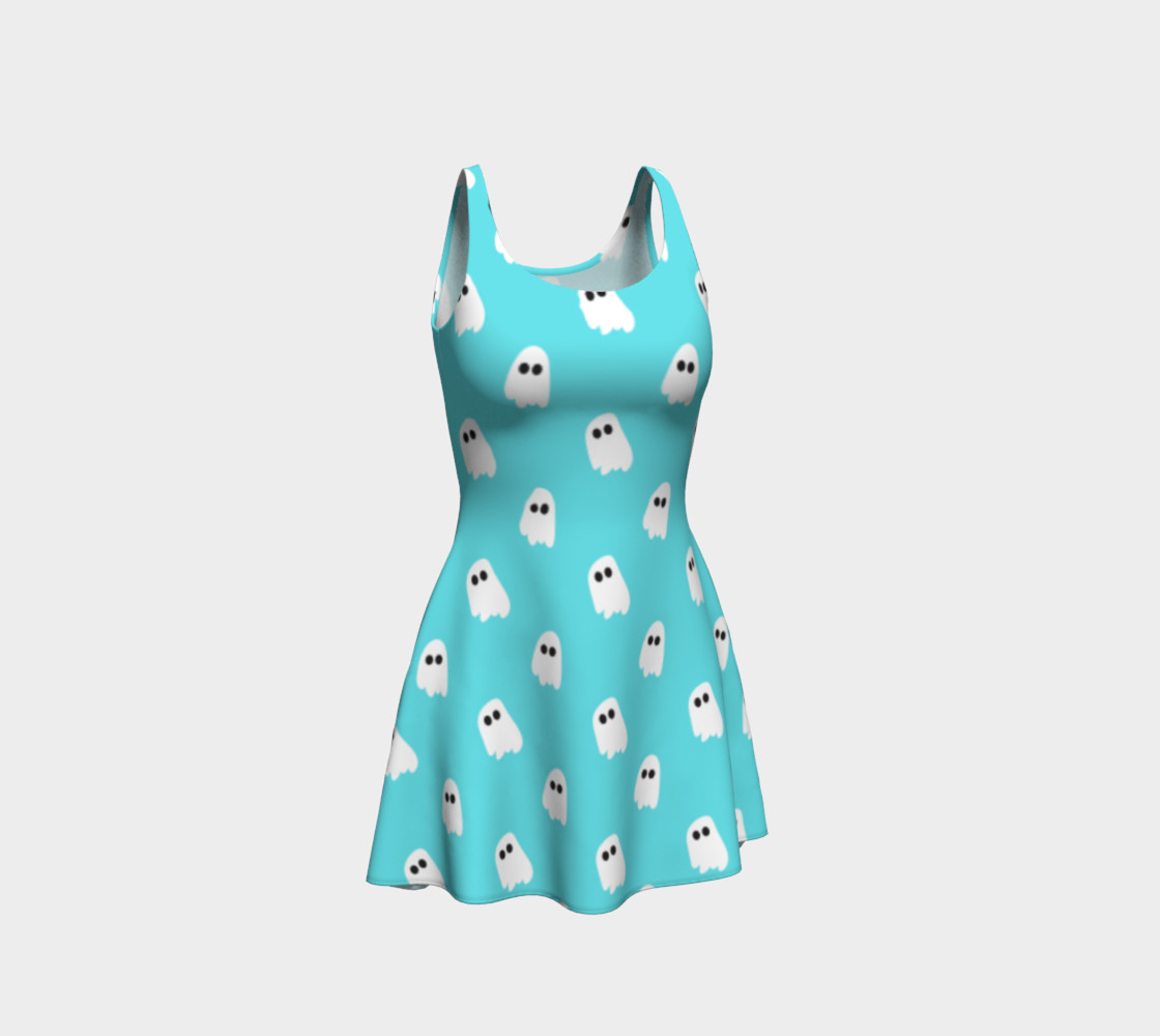Marshmallow Ghosties Flare Dress preview #1