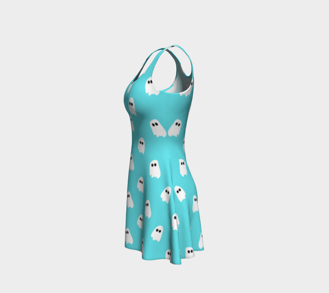 Marshmallow Ghosties Flare Dress preview #2