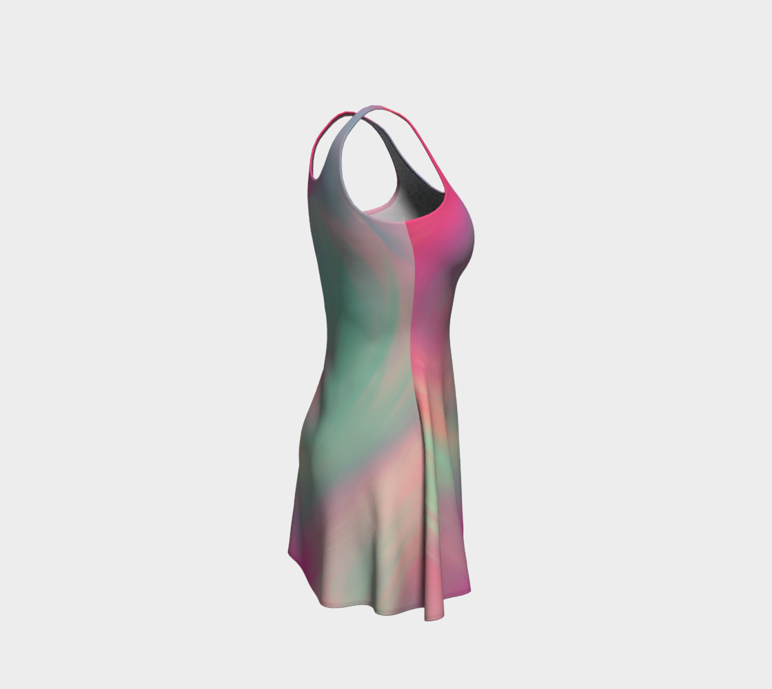 Pastel Perfect Flare Dress preview #4