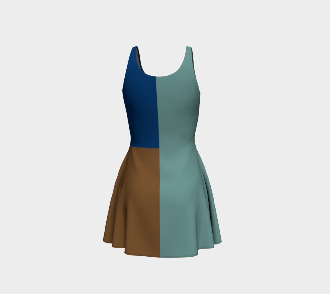 Out to Sea Flare Dress preview #3