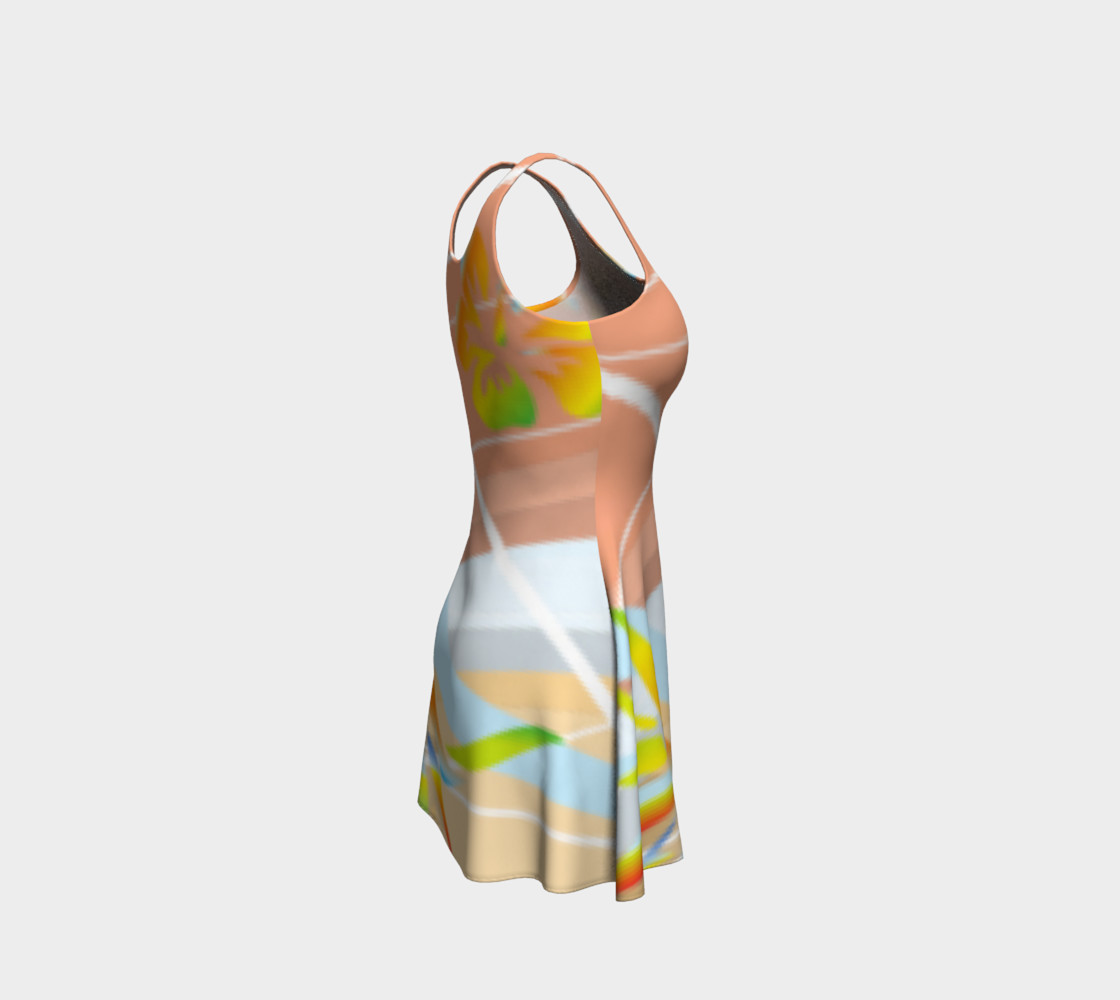 Flowers Flare Dress 106-17 preview #4