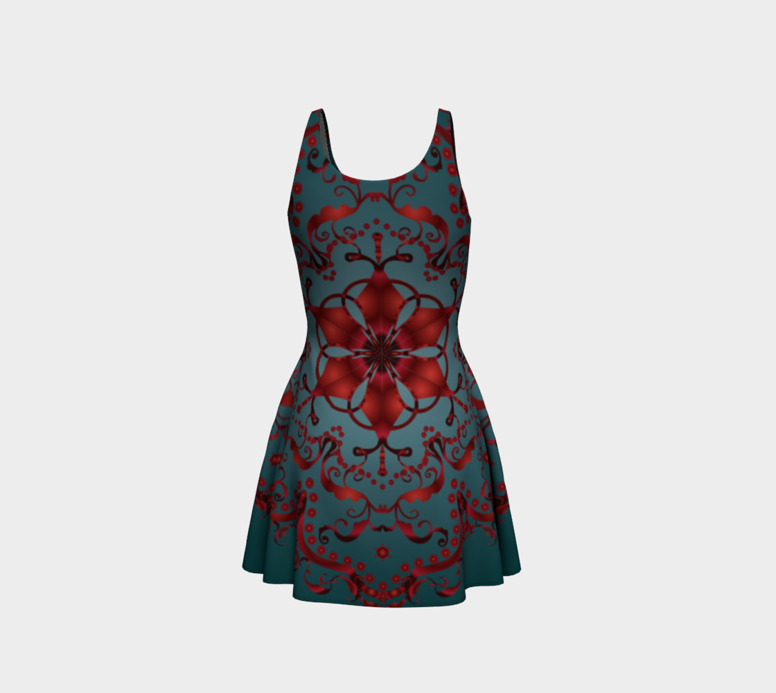 Vintage Red Flower preview #3