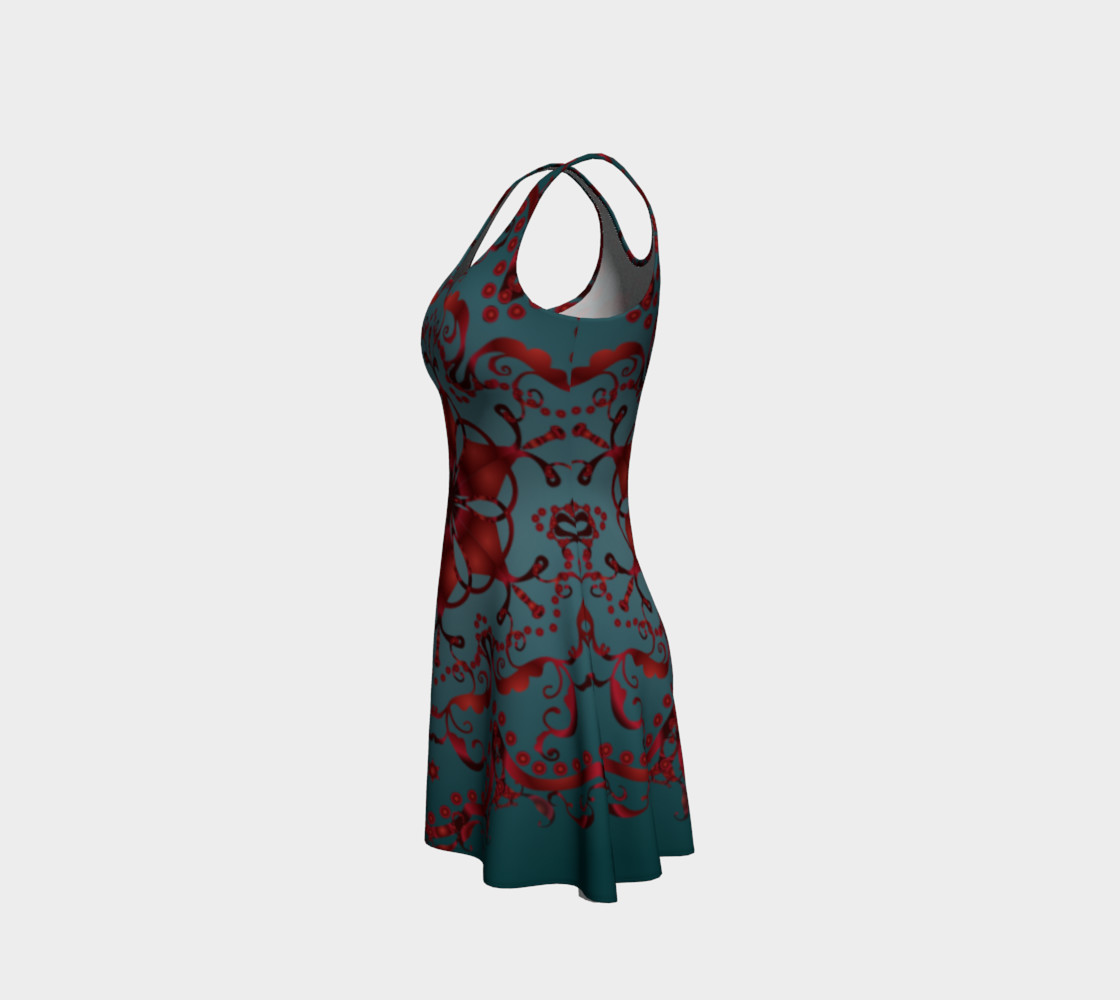 Vintage Red Flower preview #2