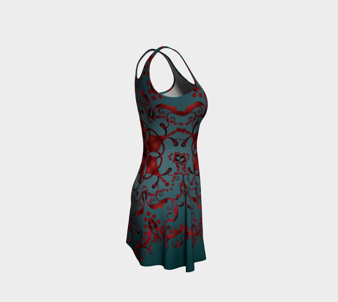 Vintage Red Flower preview #4
