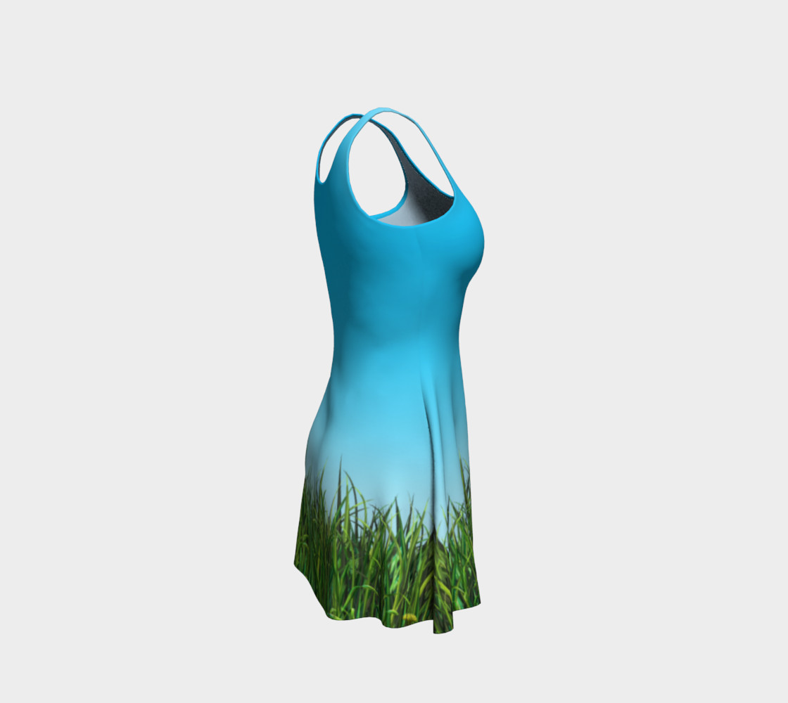 Green dandelion field preview #4