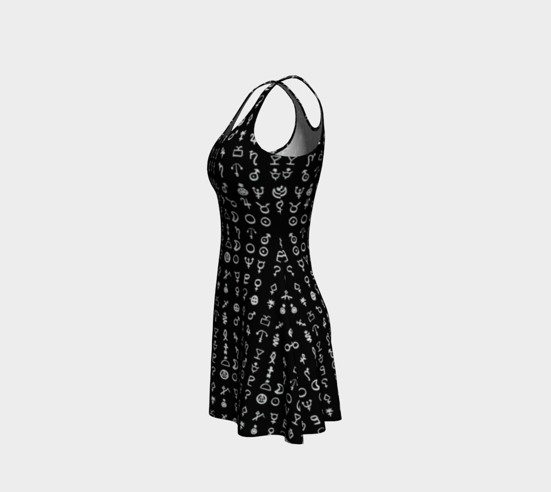 Black Alchemy Flare Dress preview #2
