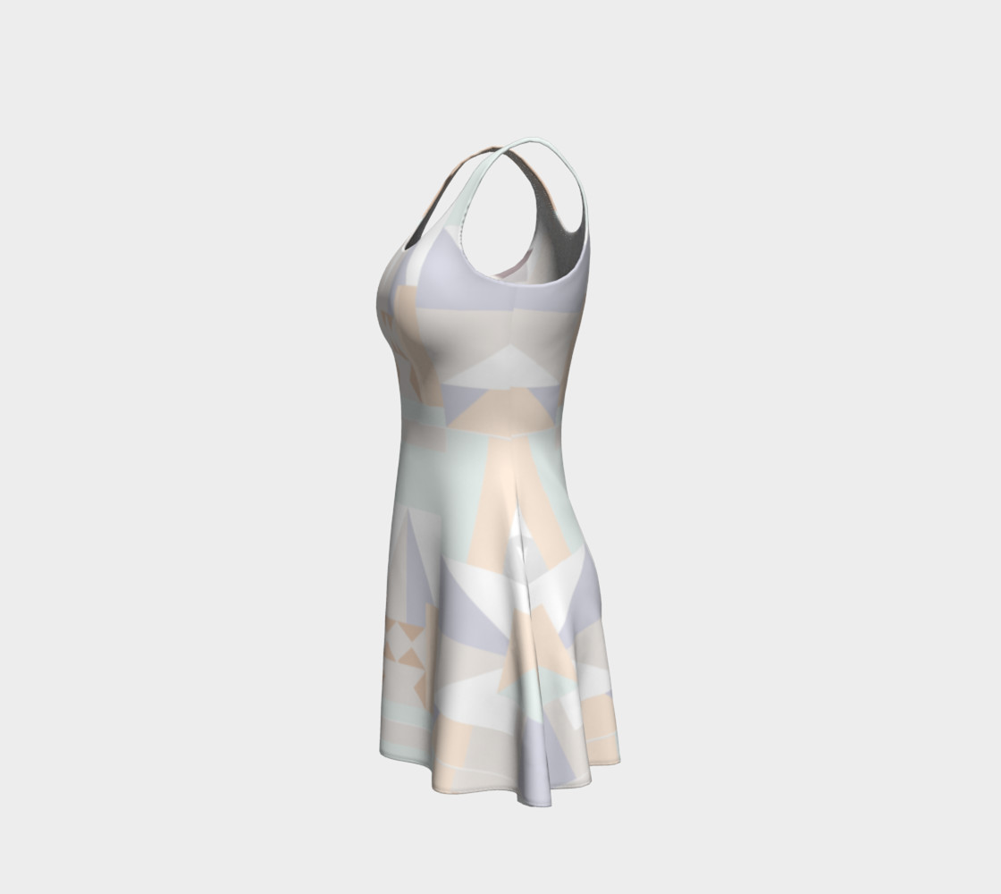 White Crystal Pattern Dress preview #2