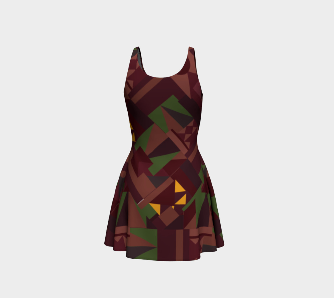 Tiki Inspired Pattern Dress preview #3