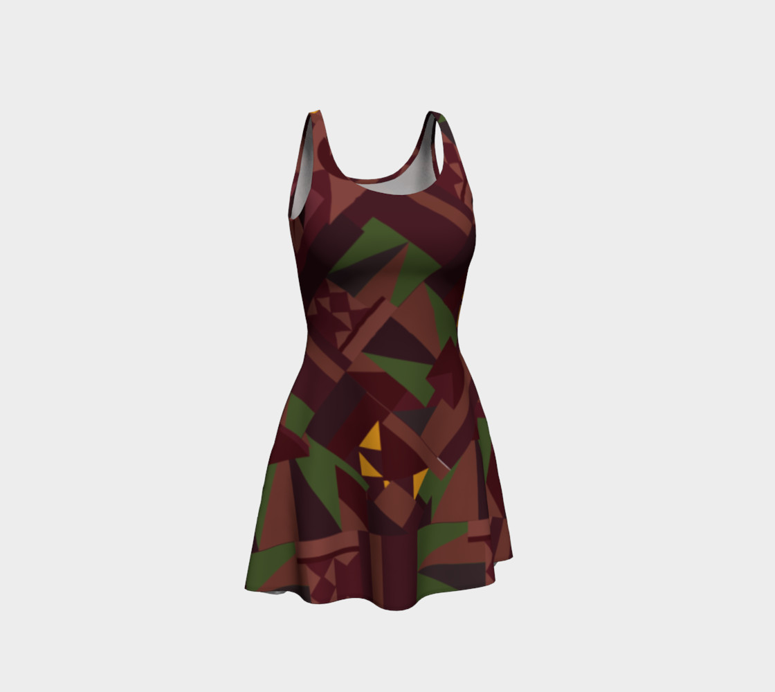 Tiki Inspired Pattern Dress preview #1
