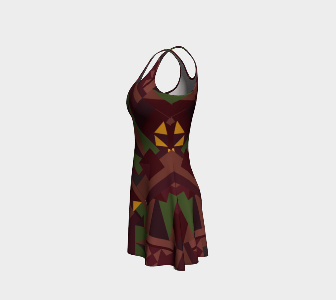 Tiki Inspired Pattern Dress preview #2