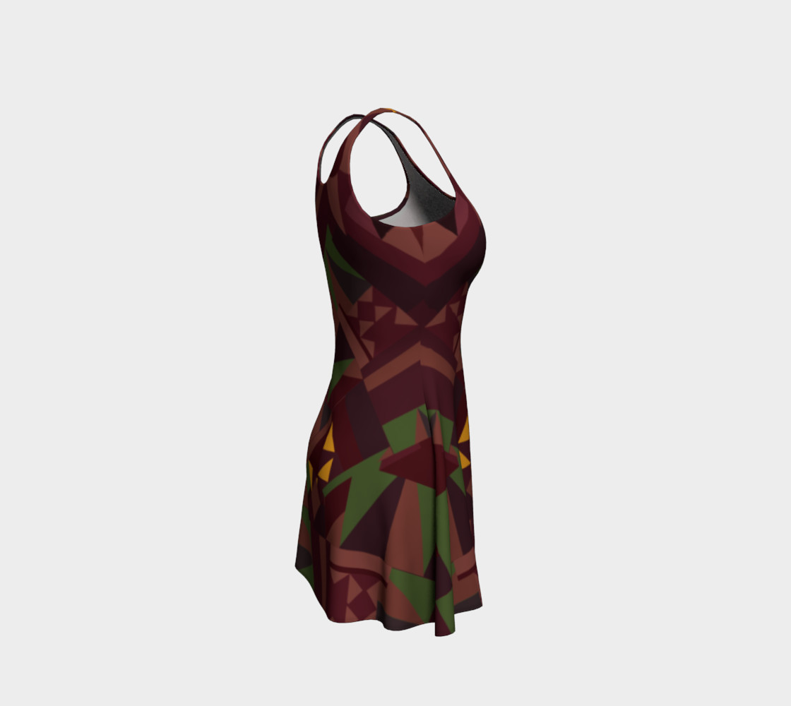 Tiki Inspired Pattern Dress preview #4