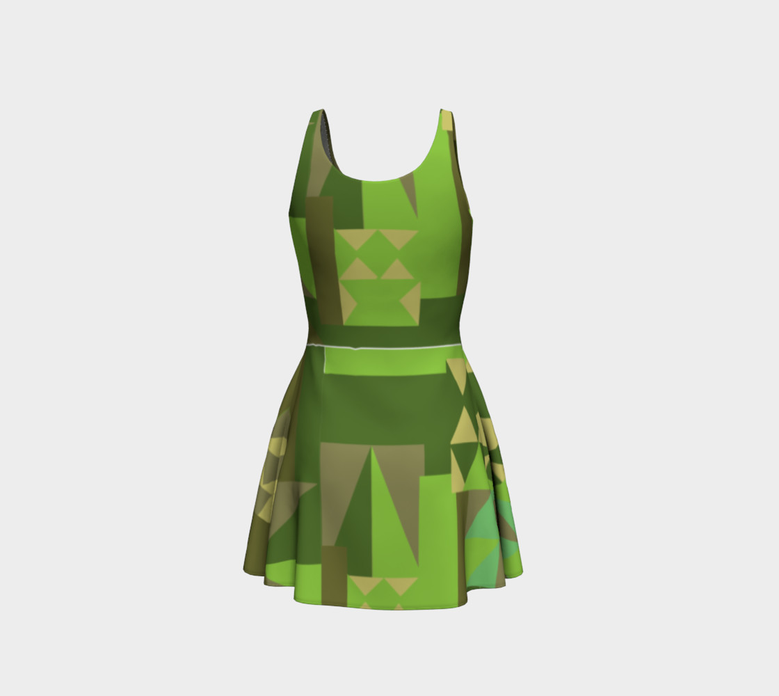 Green Scene Dress preview #3