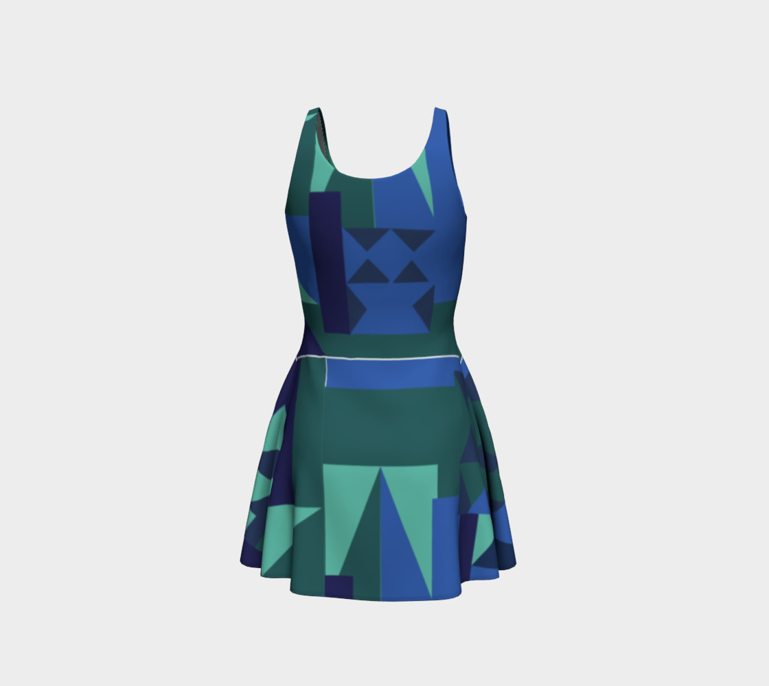 Erie Aqua Dress preview #3