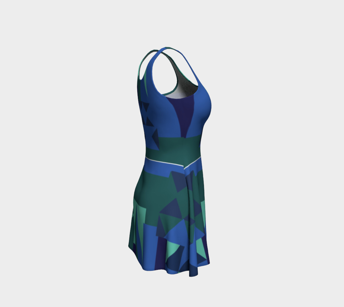 Erie Aqua Dress preview #4
