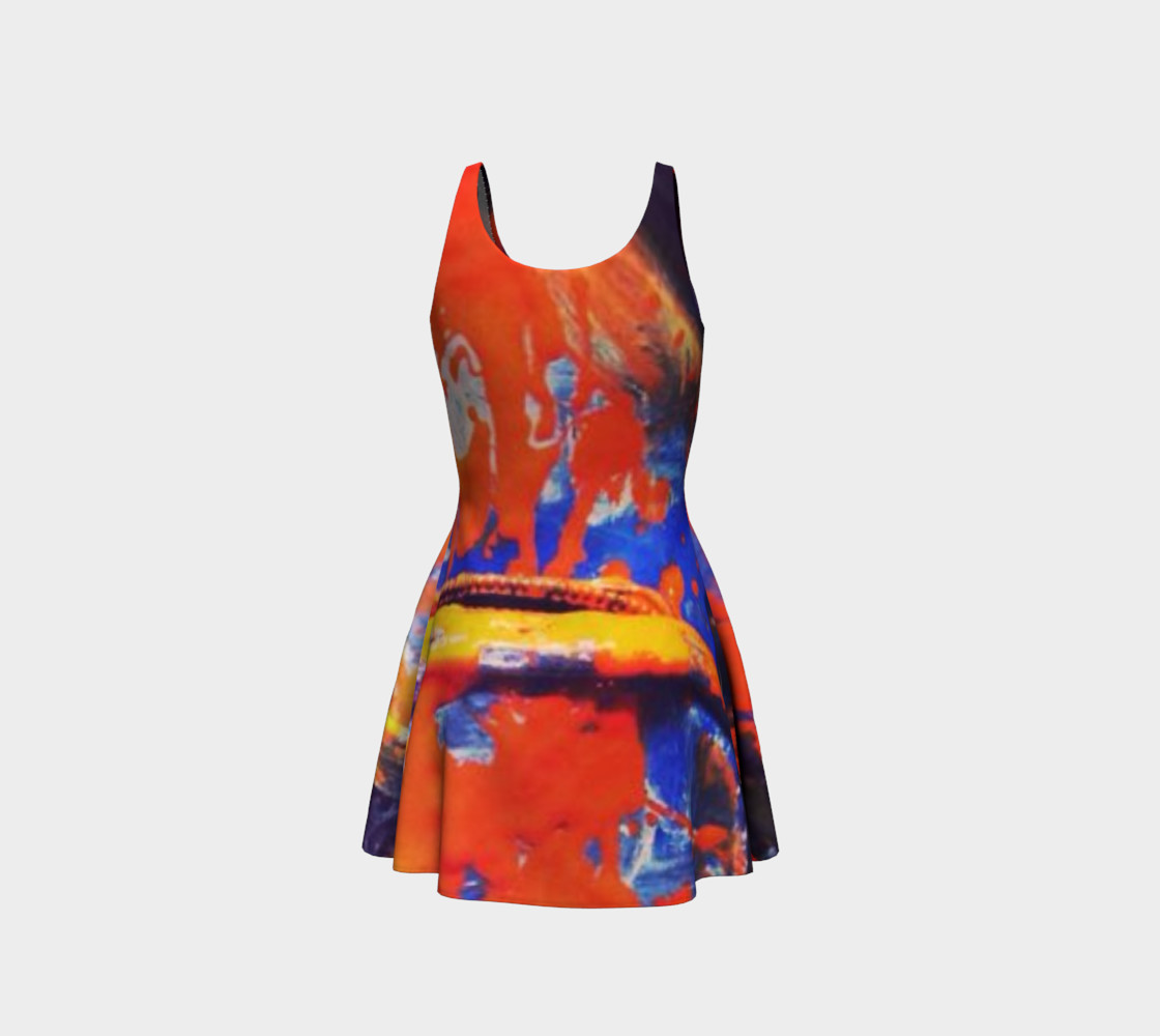 Abstract Orange SPLASH beauty preview #3