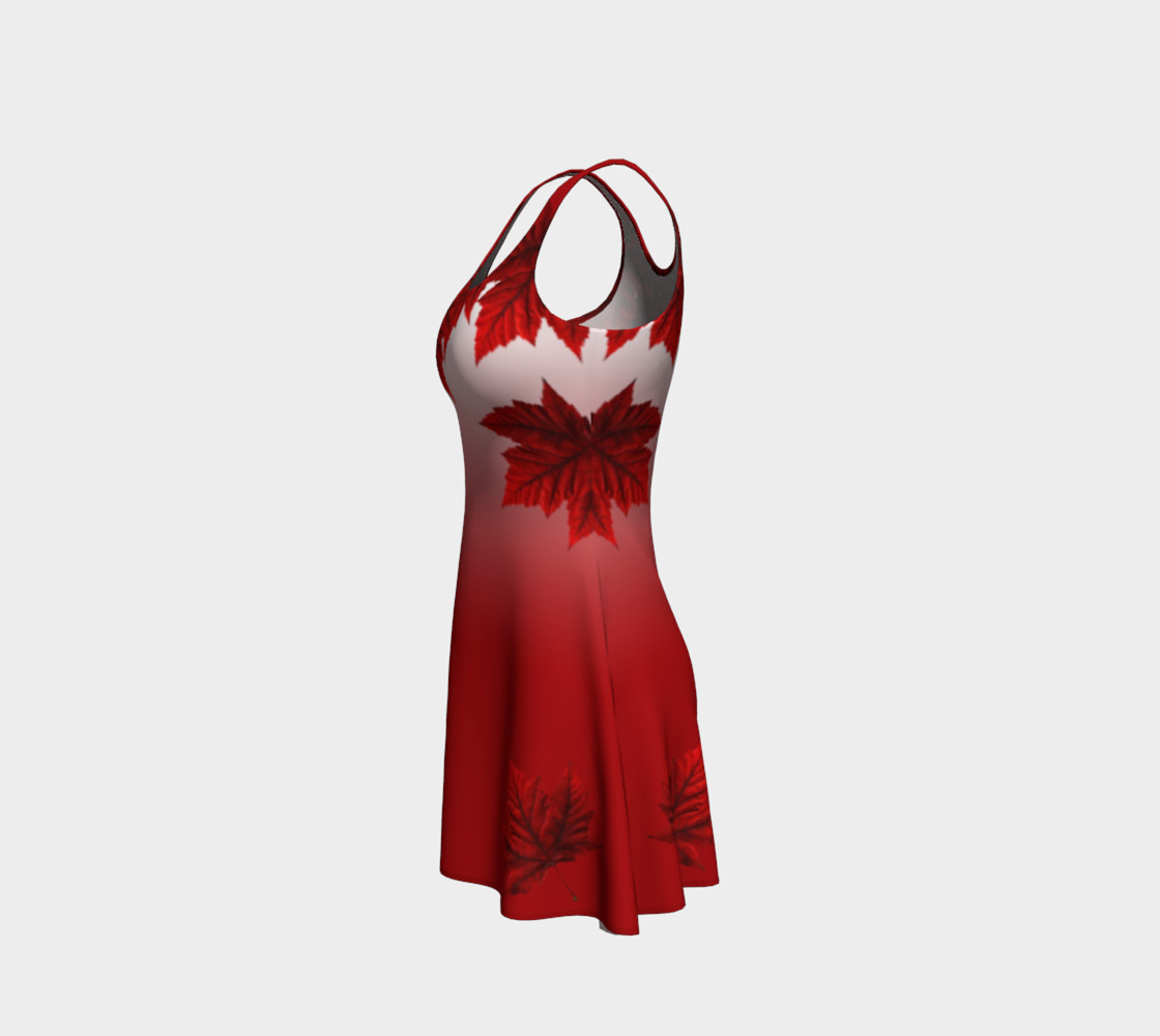 Red Maple Leaf Dress Beautiful Canada Dresses preview #2
