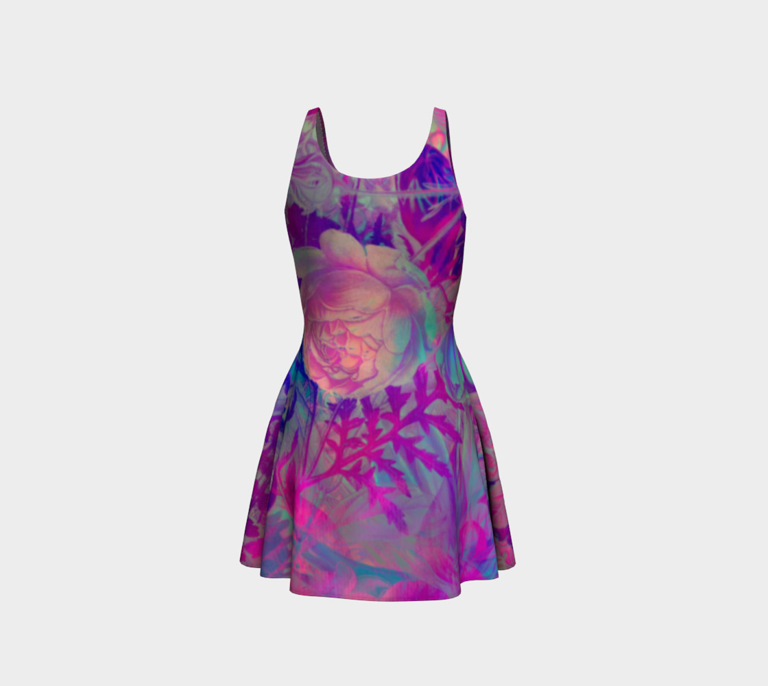 purple floral preview #3