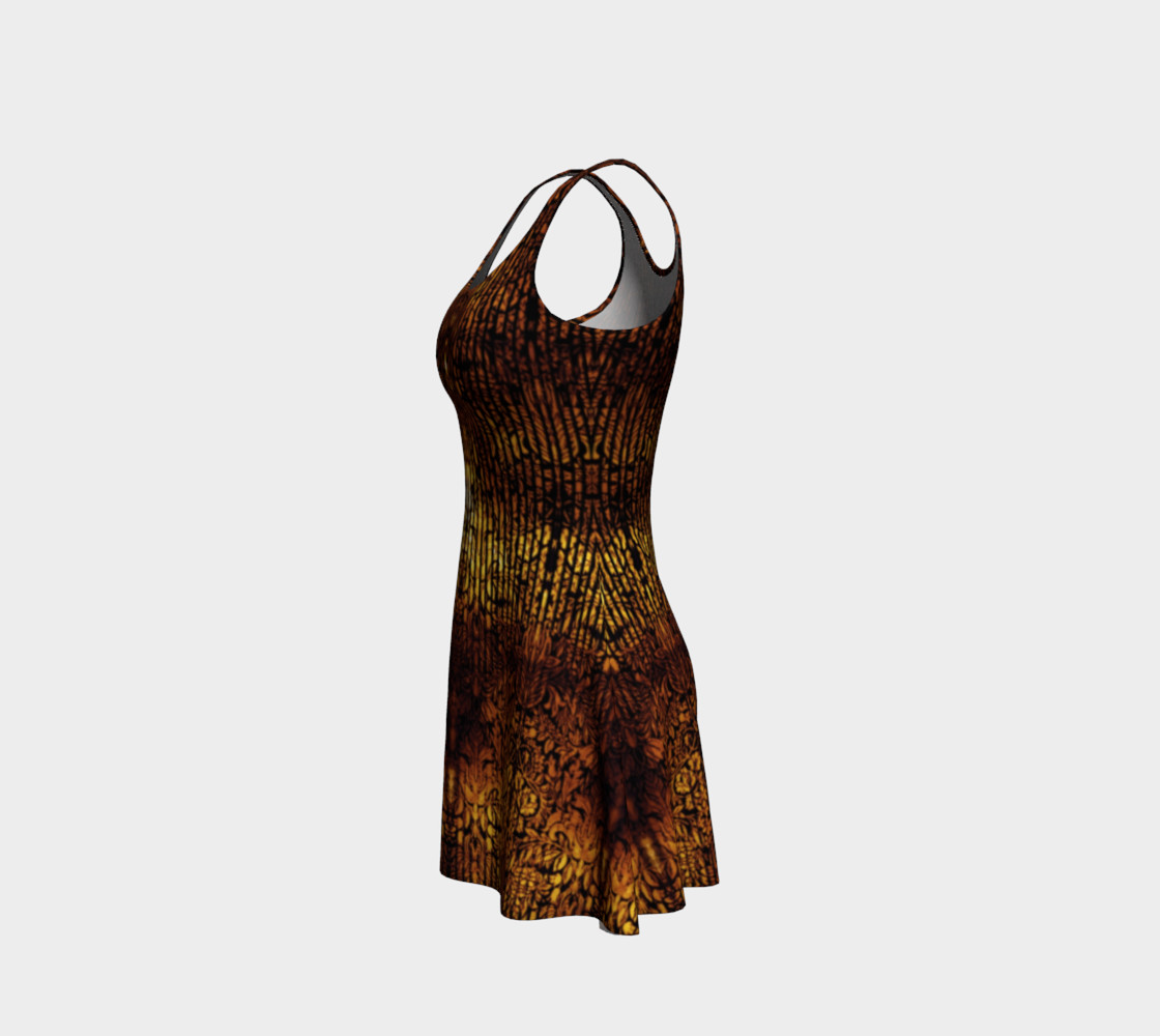 Golden Gate Damask Goth Print by Tabz Jones preview #2