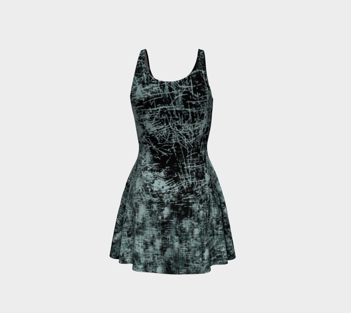 Black Widow Heart Horror Print Dress by Tabz Jones preview #3