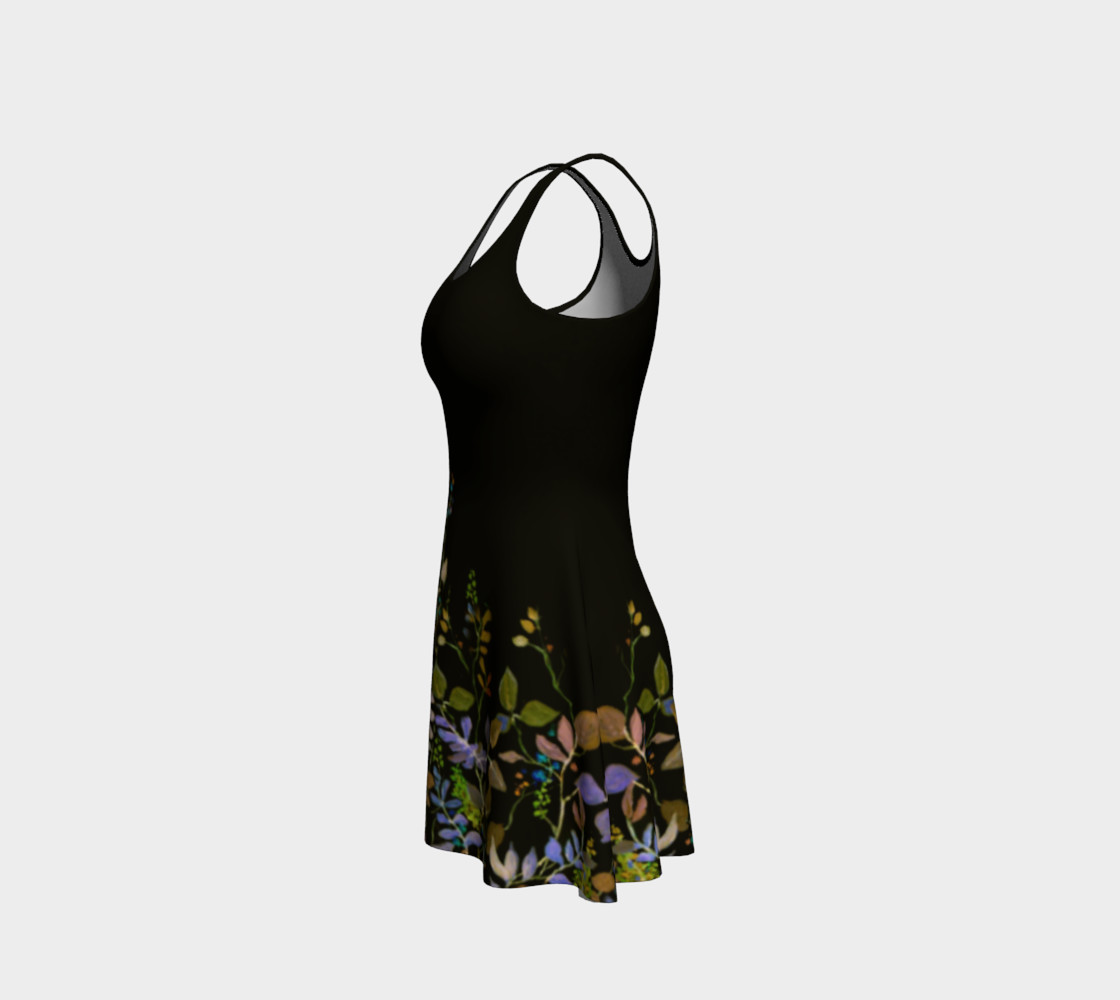 Midnight Garden Flare Dress preview #2