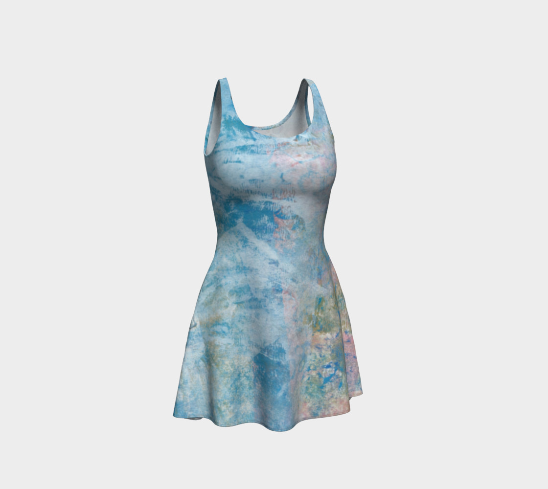 Light Blue Multi Flare Dress preview #1