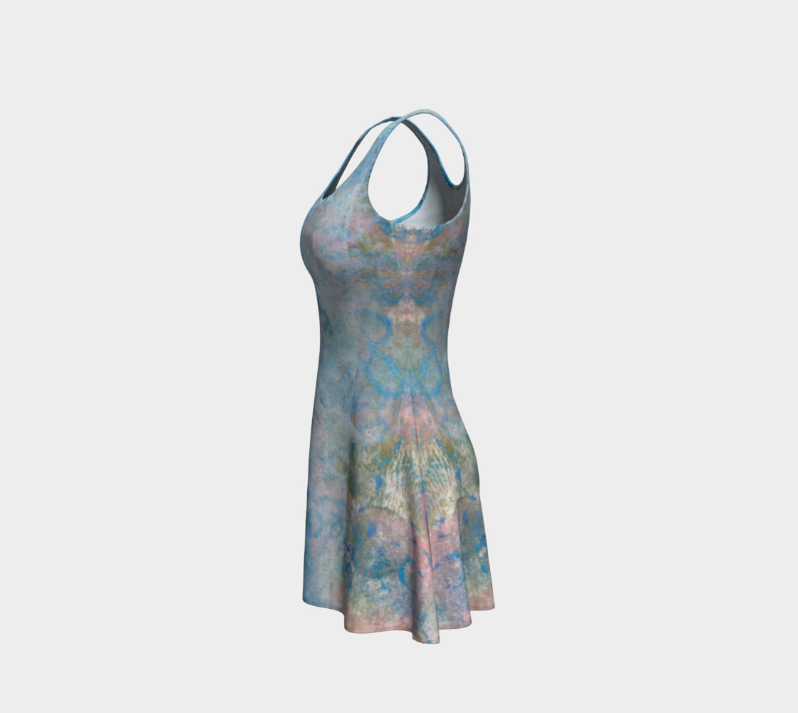 Light Blue Multi Flare Dress preview #2