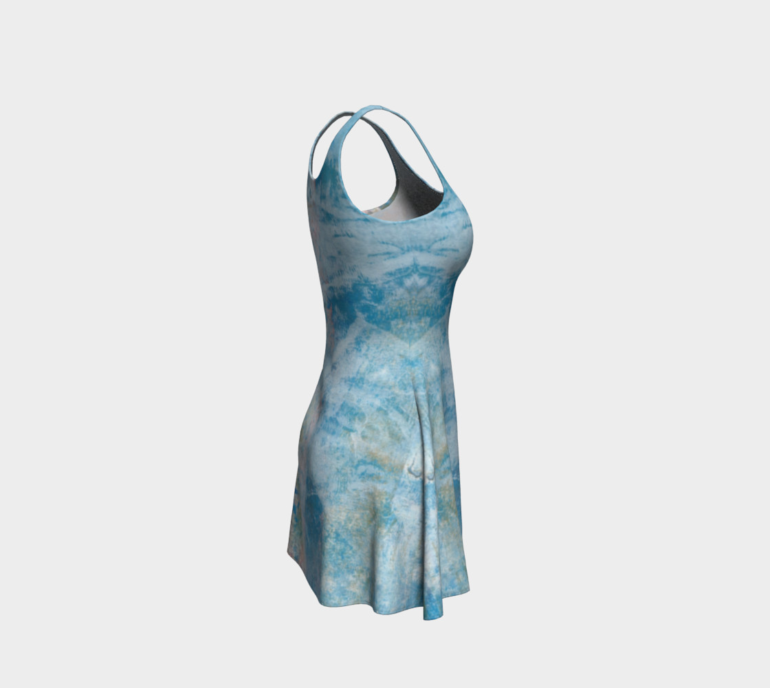 Light Blue Multi Flare Dress preview #4