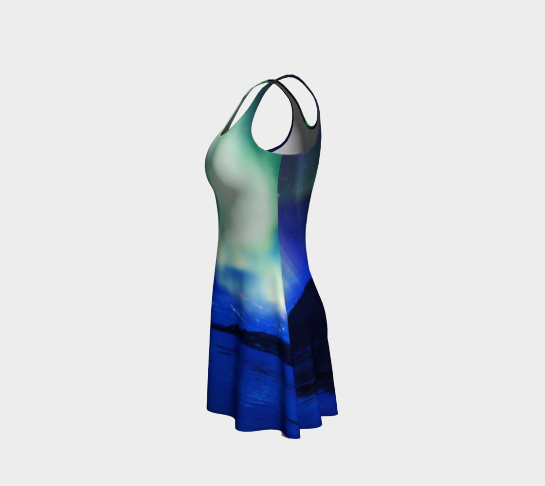 Electric Blue Flare Northern Lights Dress #1 preview #2