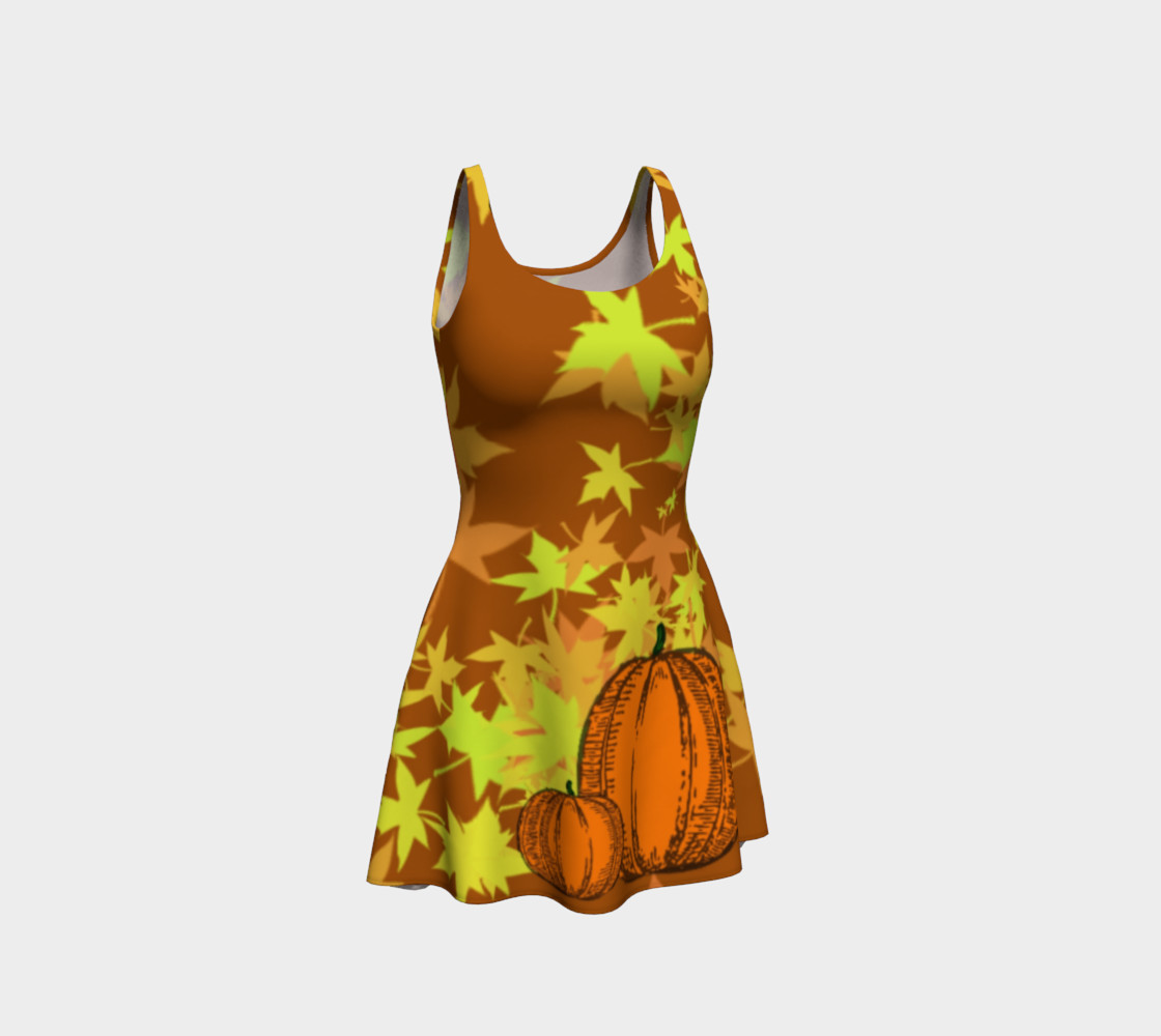 Autumn Pumpkins Halloween Dress by Tabz Jones preview #1