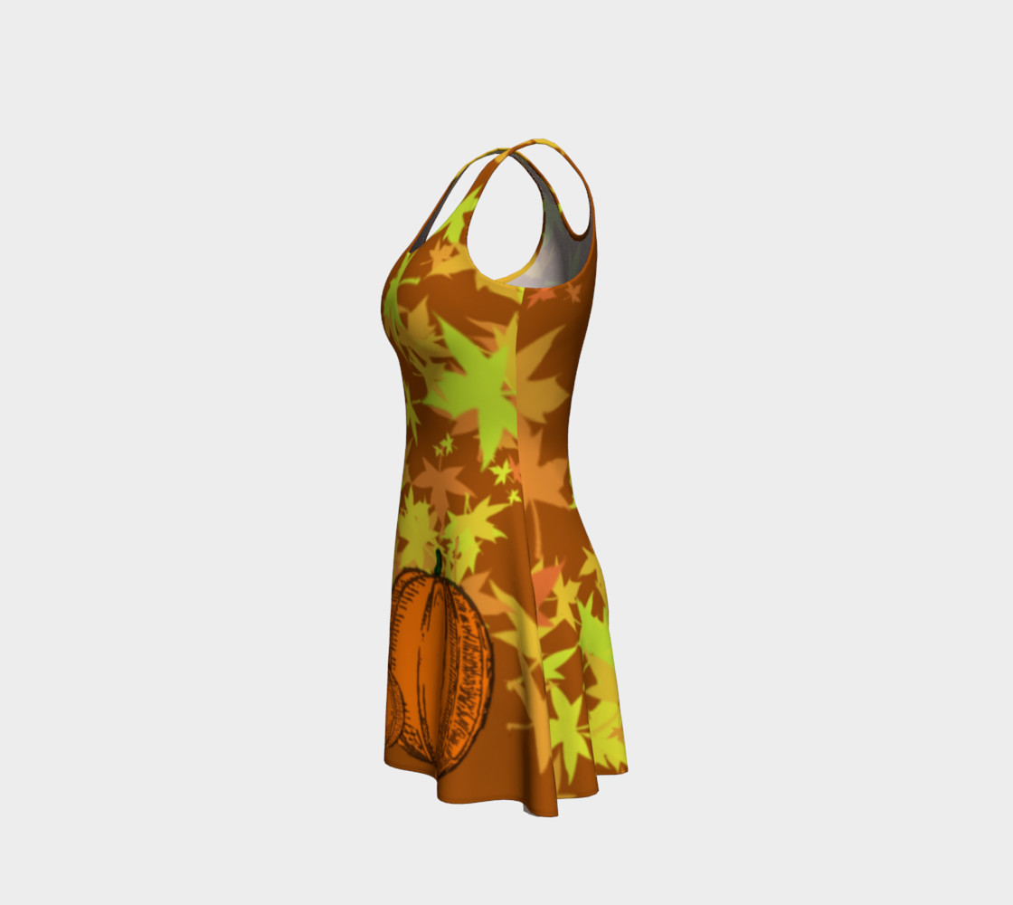 Autumn Pumpkins Halloween Dress by Tabz Jones preview #2