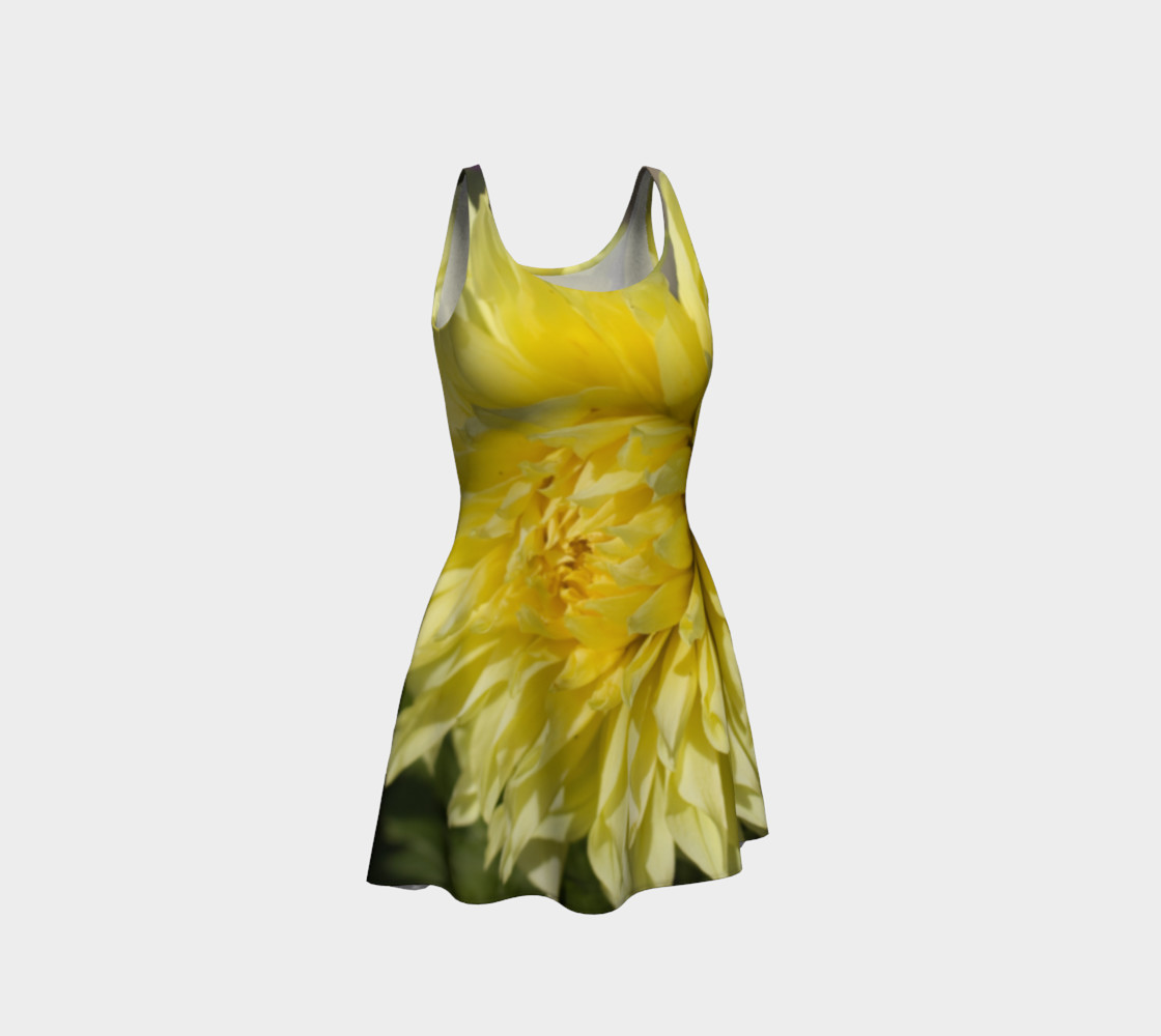 Yellow Dahlia Flare Dress preview #1
