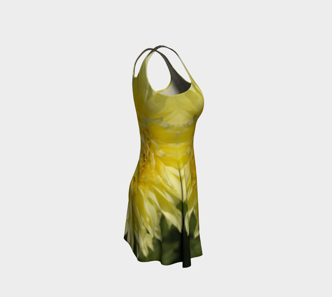 Yellow Dahlia Flare Dress preview #4