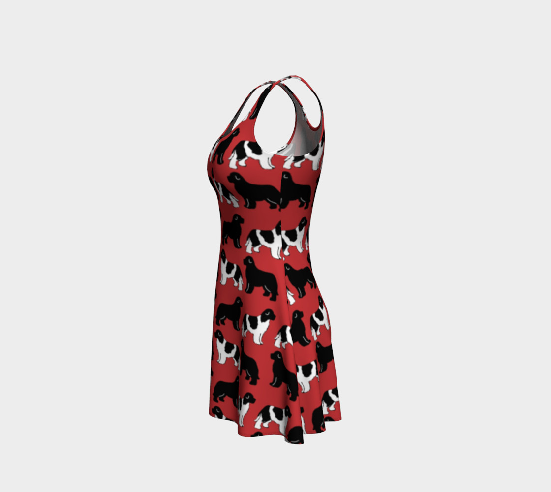 Newfies red and white dress preview #2