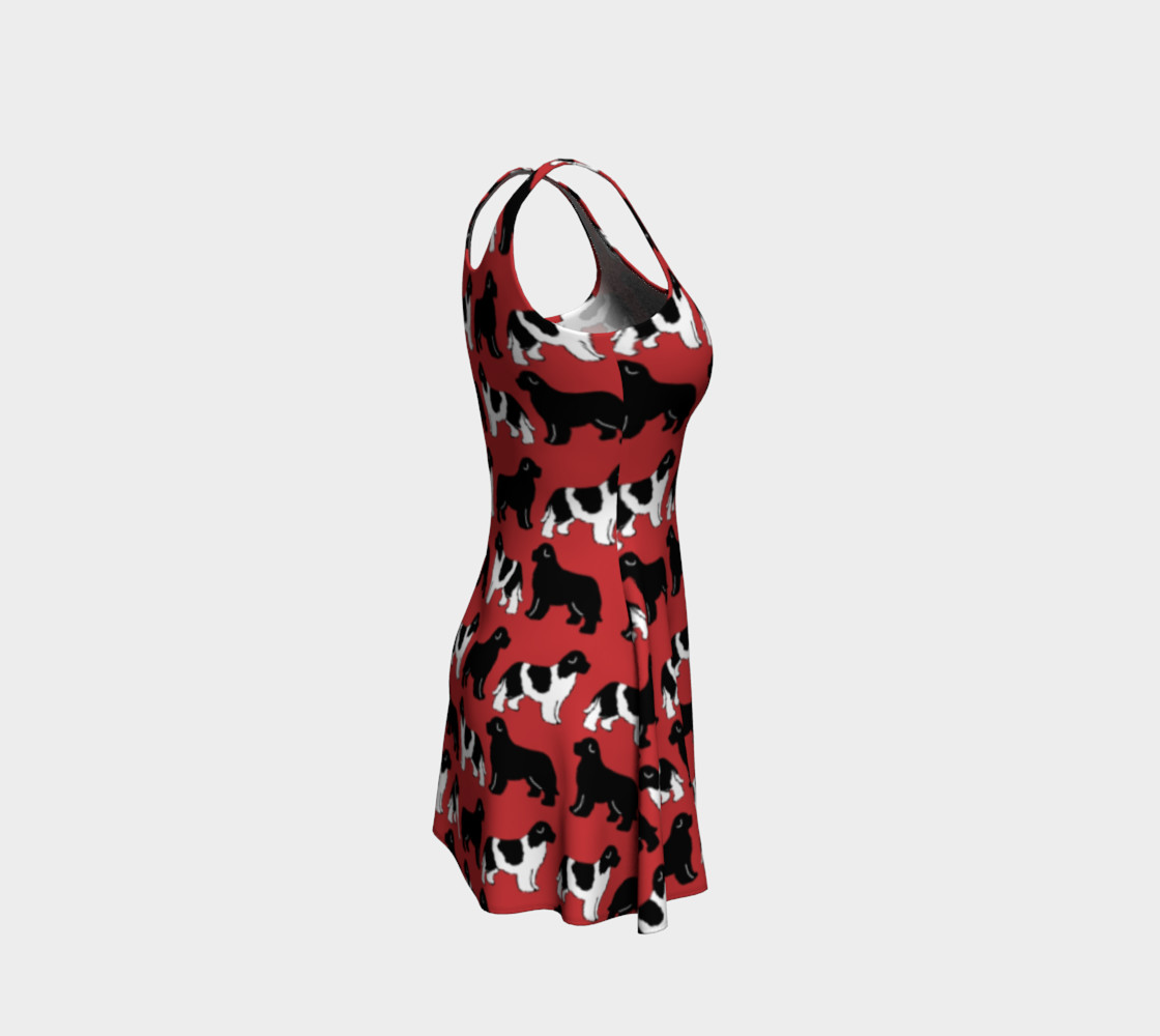 Newfies red and white dress preview #4