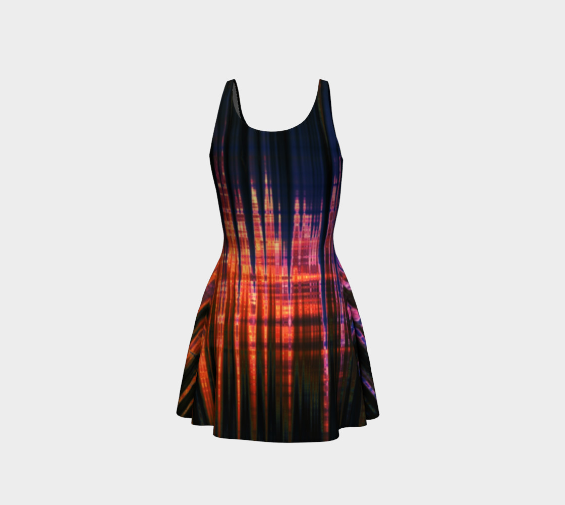 Grid Persuasion Flare Dress by Danita Lyn preview #3
